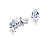 CZ Stud Earrings STS-3203